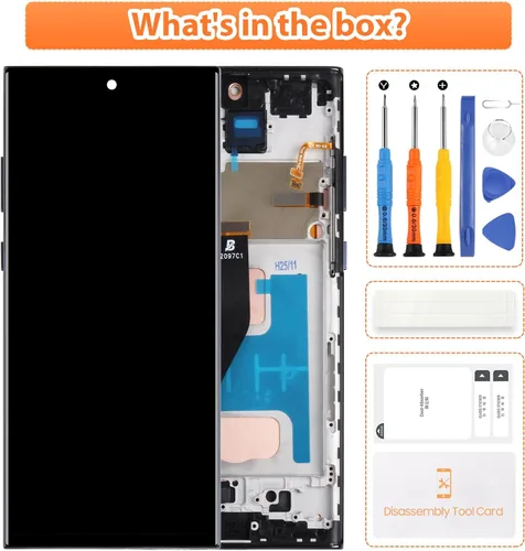 Vista 7 de Incell - Pantalla de repuesto para Samsung Galaxy Note 10 Plus para Samsung Note 10+, pantalla LCD SM-N975U, piezas de reparación con marco