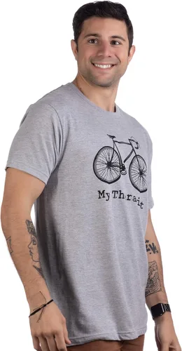 Vista 3 de My Therapist (bicicleta) Divertida camiseta de ciclismo para ciclista
