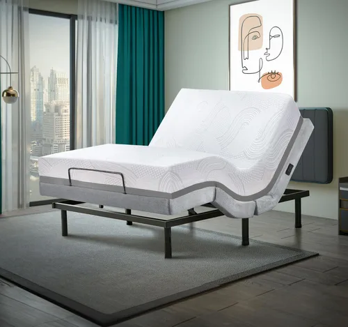 Vista 22 de Irvine Home Collection Base de cama ajustable de tamaño individual XL, características cargadas, gravedad cero, sin ronquidos, posiciones de memoria