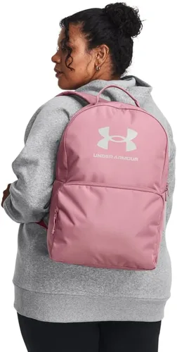 Vista 2 de Under Armour Mochila Loudon unisex para adultos, (697) Elixir rosa/Elixir rosa/Dorado Cristal Metálico, Tamaño único, Mochila Loudon