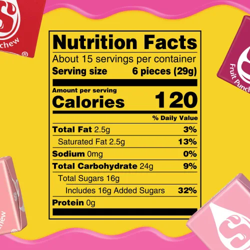 Vista 2 de STARBURST FaveREDS - Caramelos masticables de frutas, caramelos masticables, bolsa de tamaño compartido de 15.6 onzas (paquete de 2)