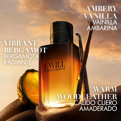 Vista 2 de Armani Beauty I Will Eau de Parfum - Colonia terrosa y amaderada para hombre