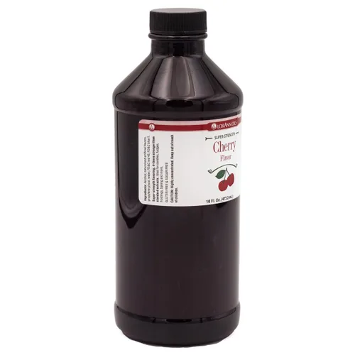 Vista 2 de LorAnn Cherry SS Flavor, botella de 16 onzas