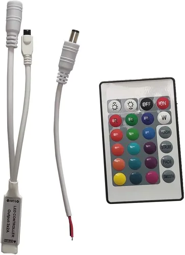 Vista 4 de Tira de luz LED RGB de silicona de neón flexible, impermeable, multicolor, control remoto para el hogar, jardín, decoración arquitectónica