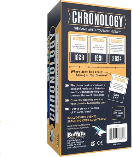 Vista 7 de Juego de mesa Cronología de Buffalo Games, el juego de todos los tiempos