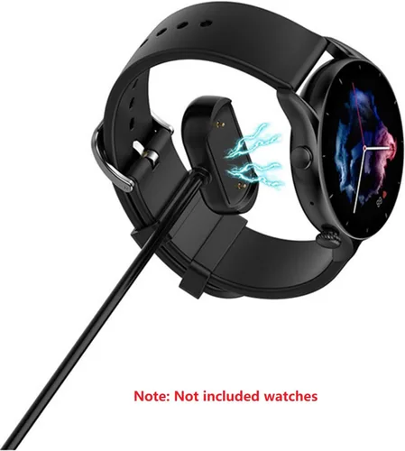 Vista 6 de Cable de carga USB para Amazfit GTR3 Pro Smart Watch Reemplazo Cable de carga magnético Soporte de carga Accesorio
