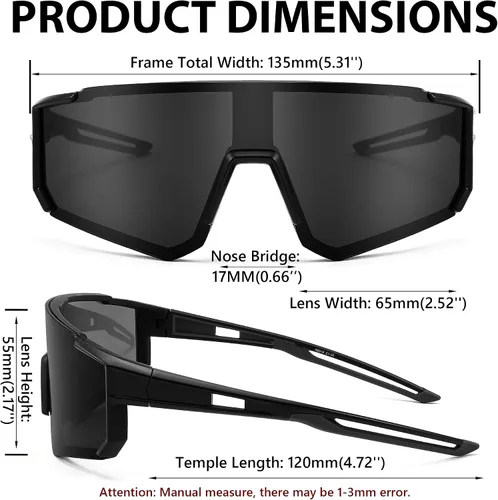 Vista 7 de FEISEDY Gafas de sol para niños, gafas de sol de béisbol juveniles, UV400, deportes, adolescentes, ciclismo, sombras para niños y niñas de 8 a 16