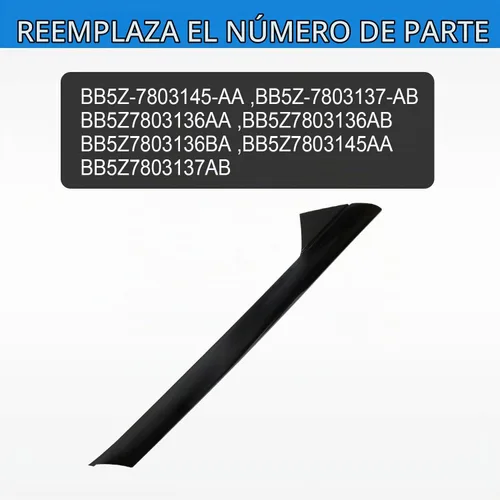 Vista 4 de Moldura del Panel del Pilar Exterior del Parabrisas Delantero Izquierdo (Lado del Conductor) de Repuesto para Ford Explorer 2011-2019 de 4 Puertas