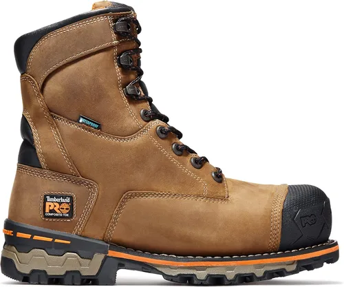 Vista 5 de Timberland PRO Men's Boondock 8 Inch Composite Safety Toe Waterproof Work Boots Marrón