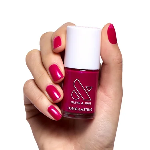 Vista 32 de Olive & June - Esmalte de uñas de larga duración, acabado voluminoso similar al gel, no necesita lámpara, dura hasta 10 días, sin 15 ingredientes Aw.