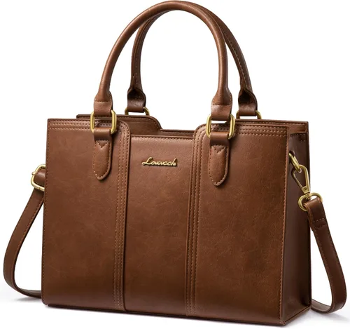 Vista 15 de LOVEVOOK Bolso para mujer, bolso de hombro vintage de cuero, pequeño bolso bandolera para damas, bolso de mano con asa superior y bandolera