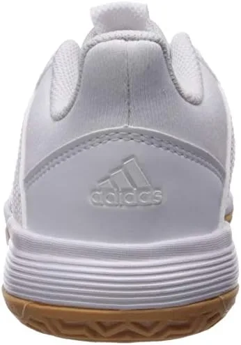 Vista 3 de adidas Ligra 6 - Tenis de voleibol para niños, Blanco NubeBlanco NubeGum