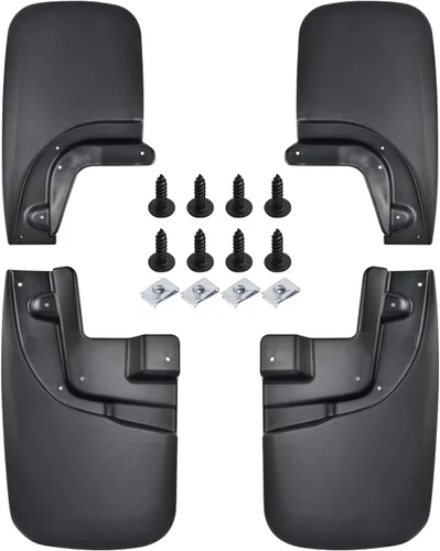 Vista 11 de SPEEDWOW Guardabarros Protectores contra Salpicaduras Compatible con Toyota RAV4 2006-2012 (con Ensanchadores de Guardabarros), Delanteros