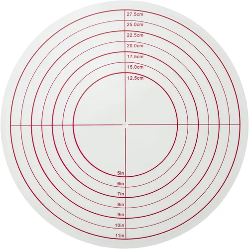 Vista 22 de Restaurantware Pastry Tek - Tocadiscos para tartas de 12 pulgadas, 1 soporte giratorio resistente para tartas, base antideslizante con interruptor