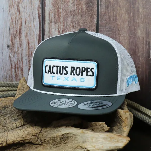 Vista 43 de HOOEY Adjustable Snapback Trucker Hat with Cactus Ropes Logo