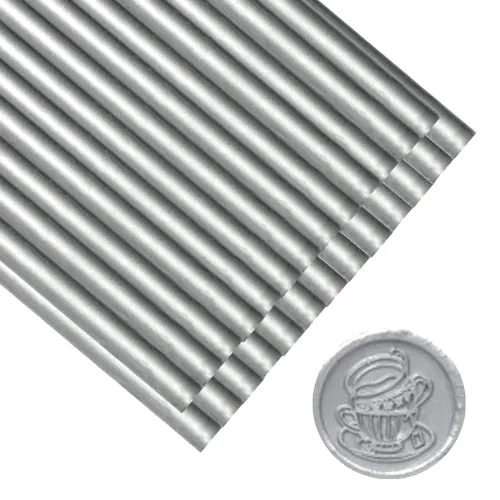 Vista 12 de 30 barras de sellado de cera de bronce, 30 varillas de sellado de cera para sello de cera, mini pistola de cera para sellar palos de sellado, apto