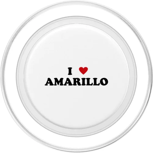 Vista 2 de I Heart USA City - I Love Amarillo PopSockets MagSafe PopGrip for iPhone