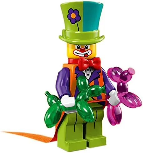 Vista 2 de LEGO Serie 18 - Minifigura coleccionable para fiesta, payaso de fiesta (71021)
