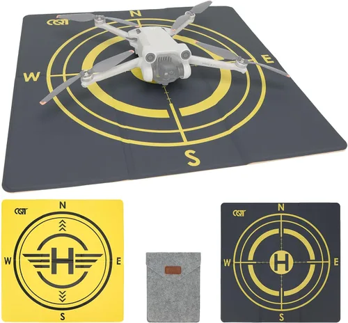 Vista 10 de CQT Almohadilla de aterrizaje para dron, universal, impermeable, portátil, plegable, portátil, plegable, para DJI Avata 360 Mavic 3 4 Pro/Mini 2