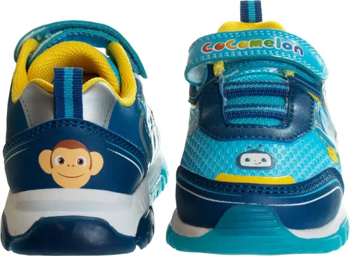 Vista 3 de Josmo Cocomelon - Zapatos deportivos unisex Cocomelon JJ sin cordones para niños y niñas (niños pequeños) (azulamarilloazul marino)