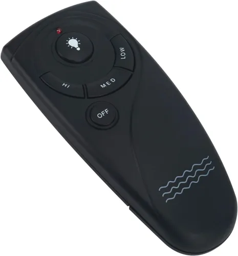 Vista 4 de UC7083T - Ventilador de techo con control remoto para Hampton Bay con botón de marcha atrás 3 velocidades de control - con soporte de pared