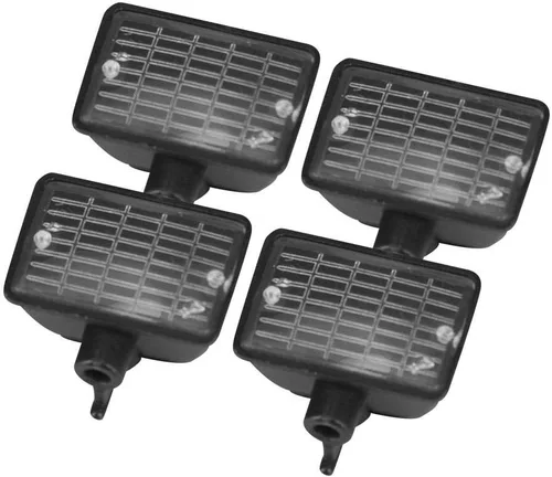Vista 6 de Dilwe Cubierta de luz de coche RC, 4 piezas de pantalla de luz LED universal para HSP REDCAT AXAIL scx10 escala RC modelo Crawler LED Kit ()