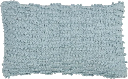 Vista 6 de SARO LIFESTYLE Almohada Nubby con relleno de plumón Gris