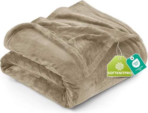 Vista 87 de Utopia Bedding - Manta de vellón de lujo, mullida, antiestática; manta de suave microfibra de 8.8 oz/yd² (300 g/m²) para sofá y cama; tamaño Gris