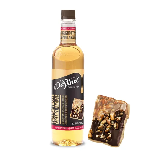 Vista 105 de DaVinci Gourmet Jarabe de azúcar de caña, botella de 25.4 fl oz (paquete de 2)