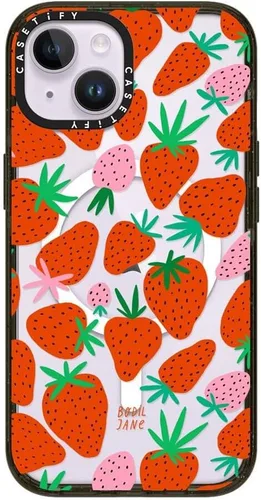 Vista 105 de CASETiFY Impact - Funda para iPhone 13 [protección contra caídas de 6.6 pies/compatible con Magsafe] Black Kingsnake, color negro transparente