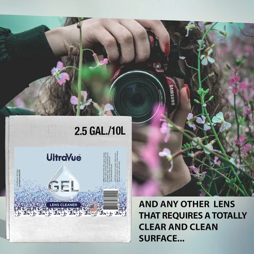 Vista 8 de Limpiador de lentes de gel – Recarga de lentes de ojos Gel Cubitainer – Seguro para todas las lentes (revestimiento AR incluido), anteojos