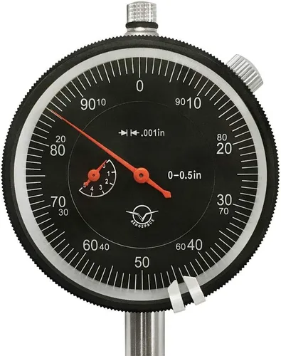 Vista 5 de 0.5"/.001" Negro Alta Precisión Dial Indicador AGD 2 Travel Lug Back