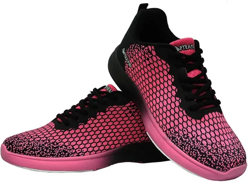 Vista 3 de Pyramid Path Lite - Zapatos de boliche de malla sin costuras para mujer