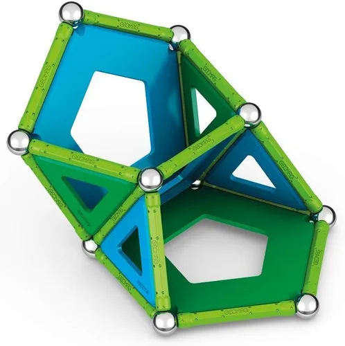 Vista 7 de Geomag Juguetes magnéticos clásicos para niños a partir de 5 años, 52 piezas de imanes educativos STEM para niños, bloques magnéticos hechos