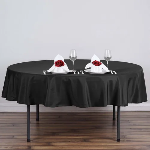Vista 73 de Efavormart - Mantel cuadrado de lino de poliéster sin costuras, 54 x 54 pulgadas, color beige, para banquetes de boda, fiesta, restaurante
