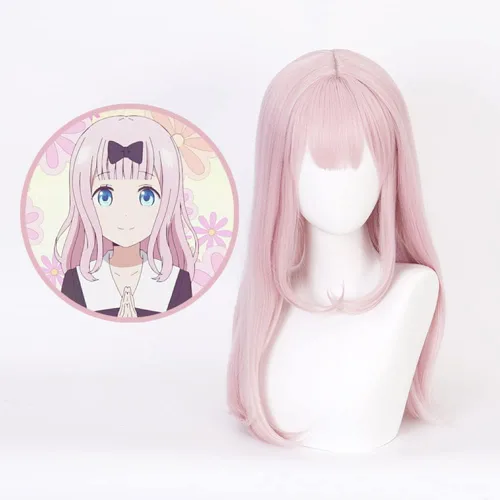Vista 5 de Lmetsky Disfraz de cosplay de Kaguya, Shinomiya Chika con peluca, para Halloween