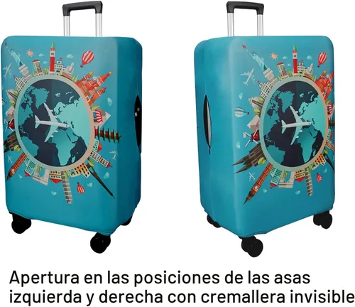 Vista 2 de WUJIAONIAO Funda para Equipaje de Viaje Funda para Maleta Equipaje Protector 18-32 Pulgadas, Moda