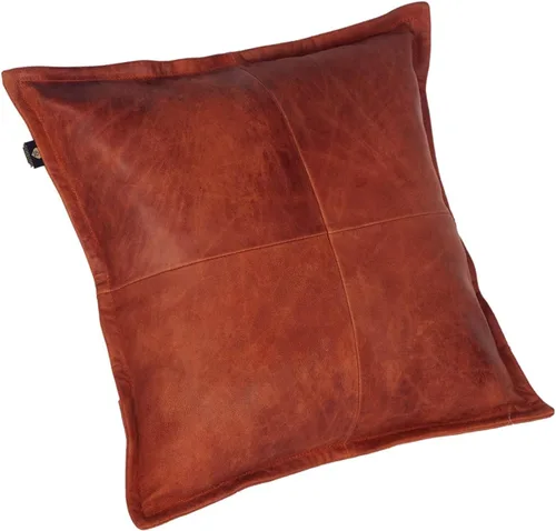 Vista 2 de LL LEATHER LOVERS Funda de almohada de piel de cordero – Funda de cojín para sofá, fundas decorativas para sala de estar y dormitorio, 18 x 18