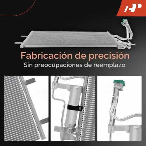 Vista 8 de Condensador de aire acondicionado A-Premium compatible con Mazda