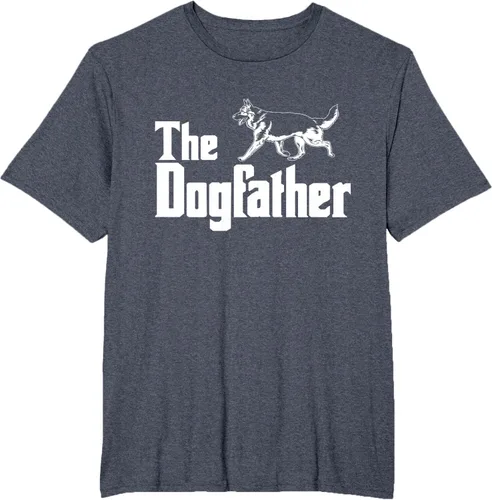Vista 54 de The Dogfather Pastor Alemán - Camiseta de regalo divertida, Negro, S