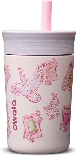 Vista 9 de Owala Vaso de 12 oz. - Acero Inoxidable - Badge Buddy