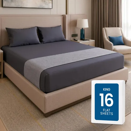 Vista 7 de Utopia Bedding Sábana encimera – 1 paquete (individual, beige) – Tela de microfibra suave cepillada – Sábana superior resistente al encogimiento y a