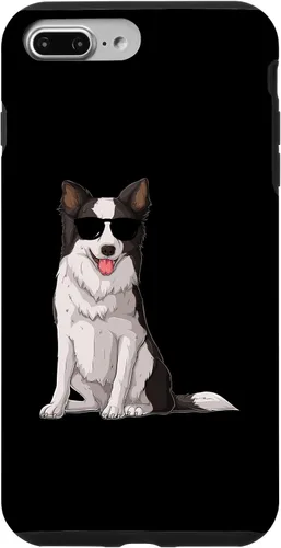 Vista 12 de Border Collie With Sunglasses Funny Border Collie Owner Dog Case for iPhone 16