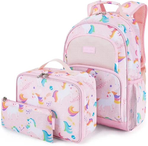 Vista 19 de mommore Juego de mochila para niños y niñas de 4 a 8 años A-dinosaurio