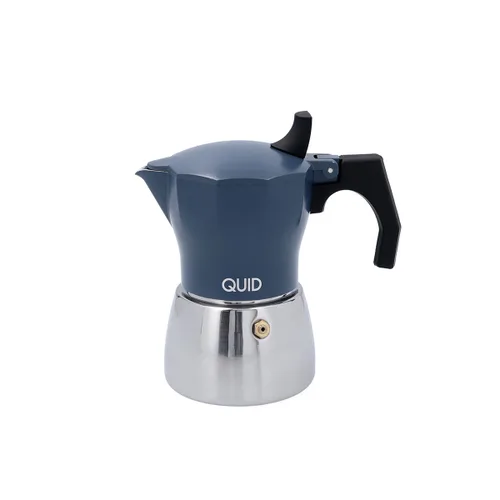 Vista 8 de Cafetera Italiana Quid Baltic Blanco Metal 3 Tazas (6 Unidades)