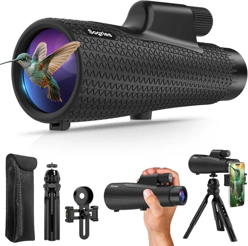 Vista 9 de Telescopio monocular del zoom del poder más elevado 15-45x55 para la observación de aves de los adultos