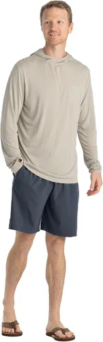 Vista 4 de Free Fly Pantalones cortos Breeze para hombre, entrepierna de 8 pulgadas, de secado rápido, ligeros, con protección solar UPF 50+
