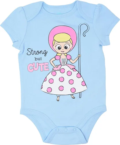 Vista 4 de Disney Classics The Aristocats Lion King Winnie the Pooh Pixar Toy Story Baby Girls 5 Pack Bodysuits Newborn to Infant