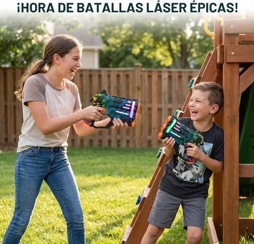 Vista 4 de Juego de pistolas láser de 2-8, 9, 10, 11, 12, 13, 14+ años