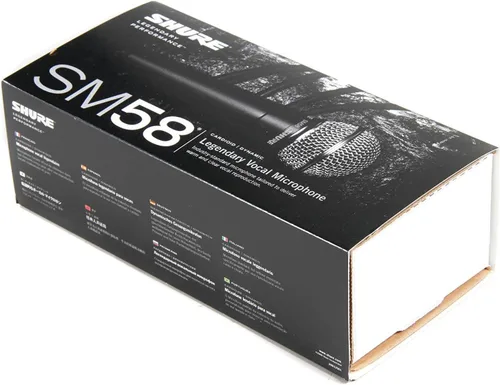 Vista 2 de Shure SM58S Micrófono vocal profesional con interruptor de encendido/apagado (paquete de 2), XLR